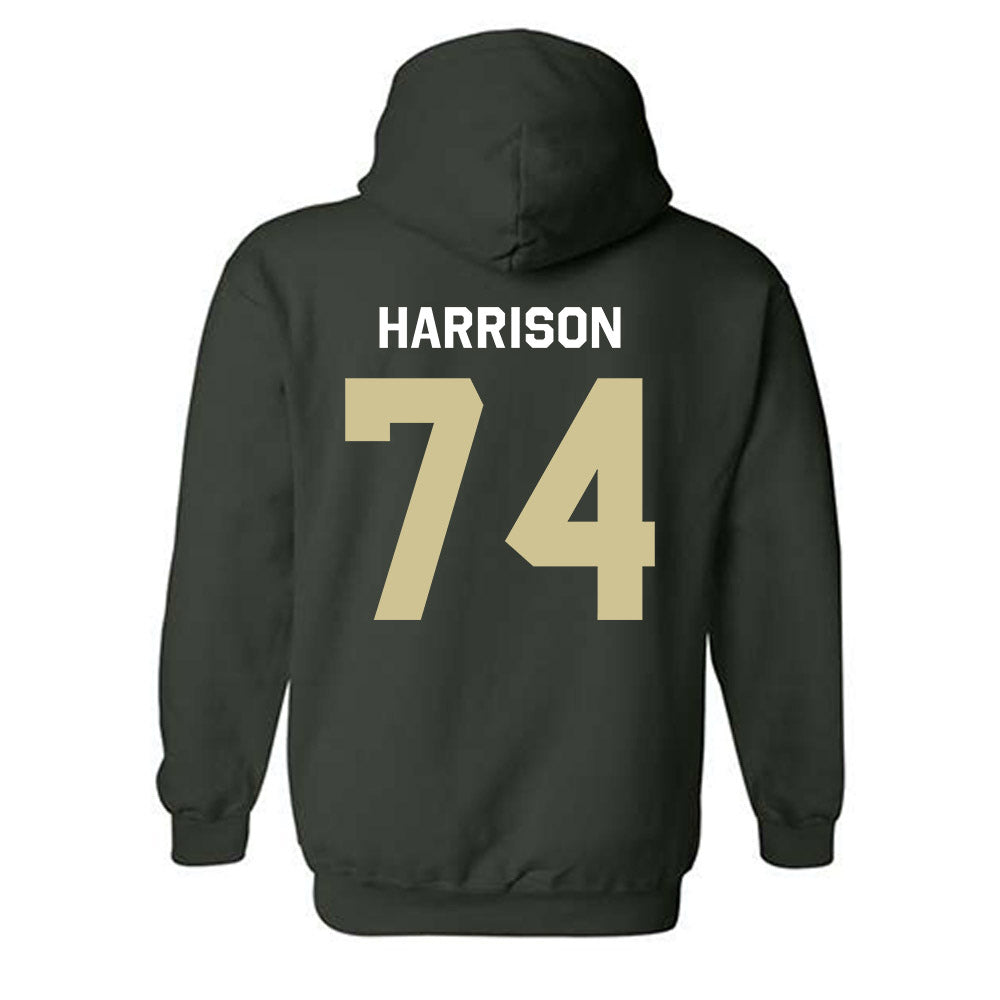 USF - NCAA Football : Jordan Harrison - Classic Shersey Hooded Sweatshirt-1