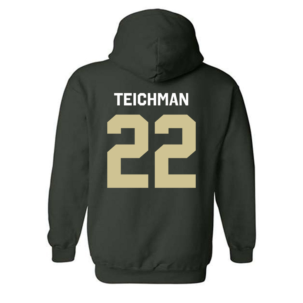 USF - NCAA Women's Basketball : Lee Teichman - Classic Shersey Hooded Sweatshirt-1