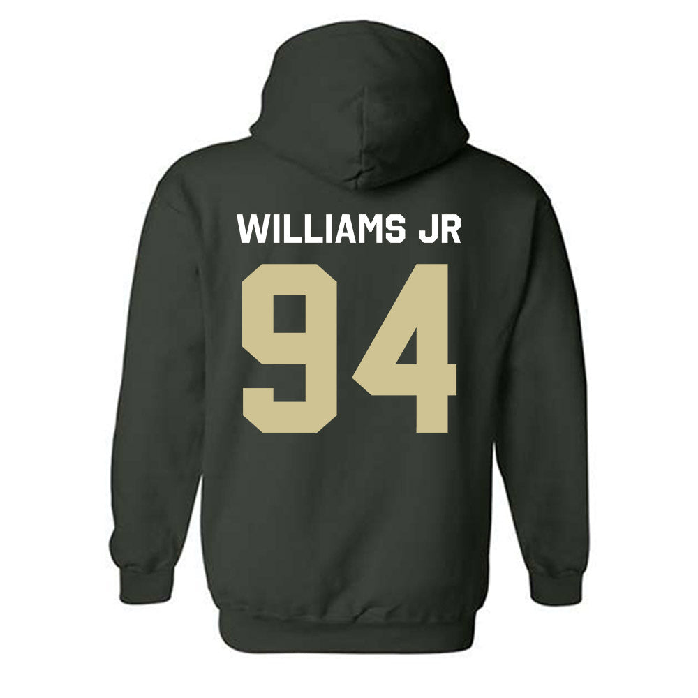USF - NCAA Football : Brooks Williams Jr - Classic Shersey Hooded Sweatshirt-3
