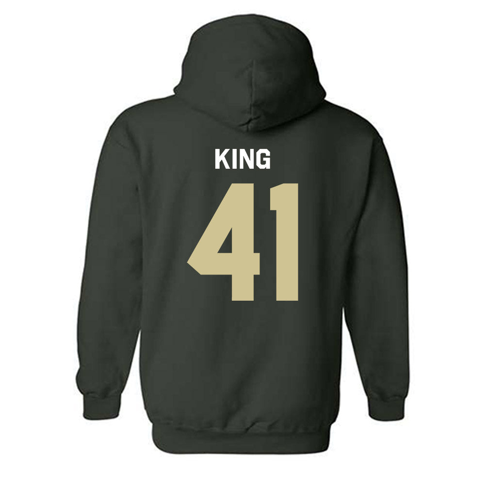 USF - NCAA Women's Lacrosse : Lindsey King - Classic Shersey Hooded Sweatshirt-1