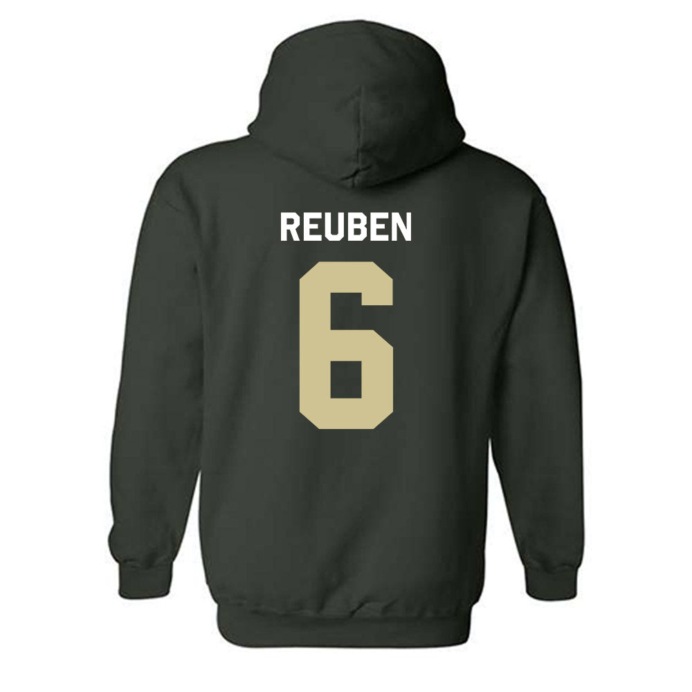 USF - NCAA Football : Mudia Reuben - Classic Shersey Hooded Sweatshirt-3
