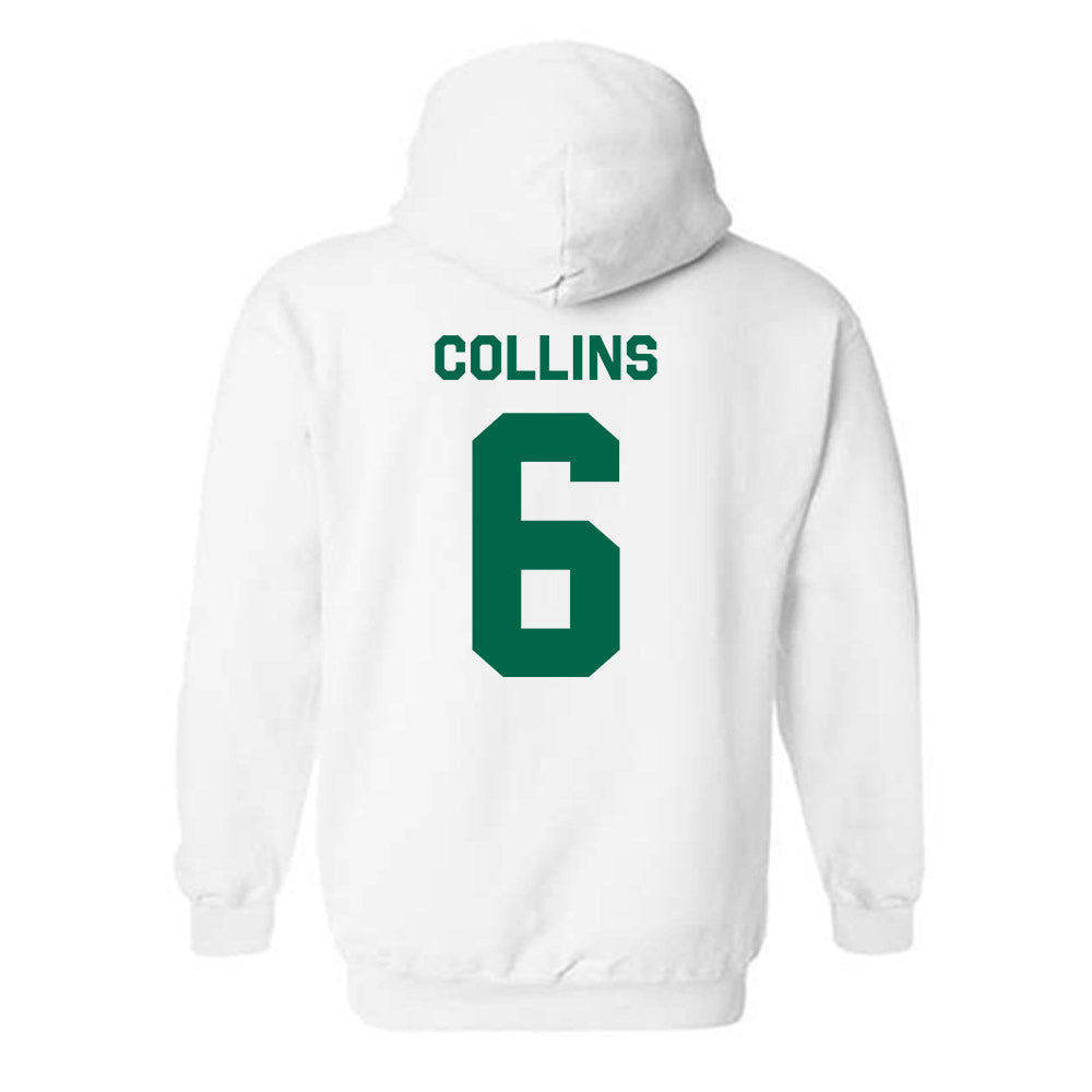 USF - NCAA Men's Basketball : Daimion Collins - Classic Shersey Hooded Sweatshirt-1