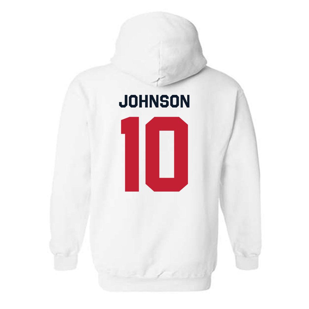 St. Johns - NCAA Baseball : Dylan Johnson - Classic Shersey Hooded Sweatshirt-1