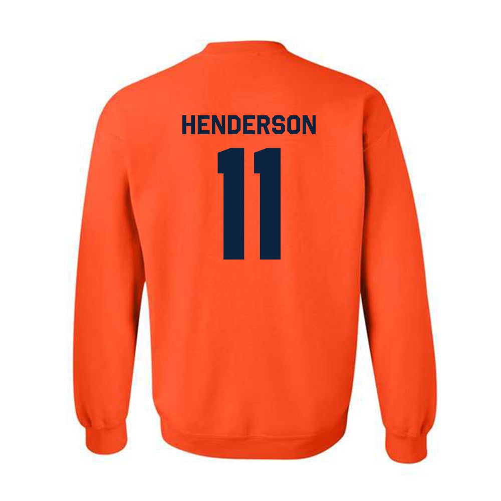 UTSA - NCAA Football : Will Henderson - Classic Shersey Crewneck Sweatshirt-1