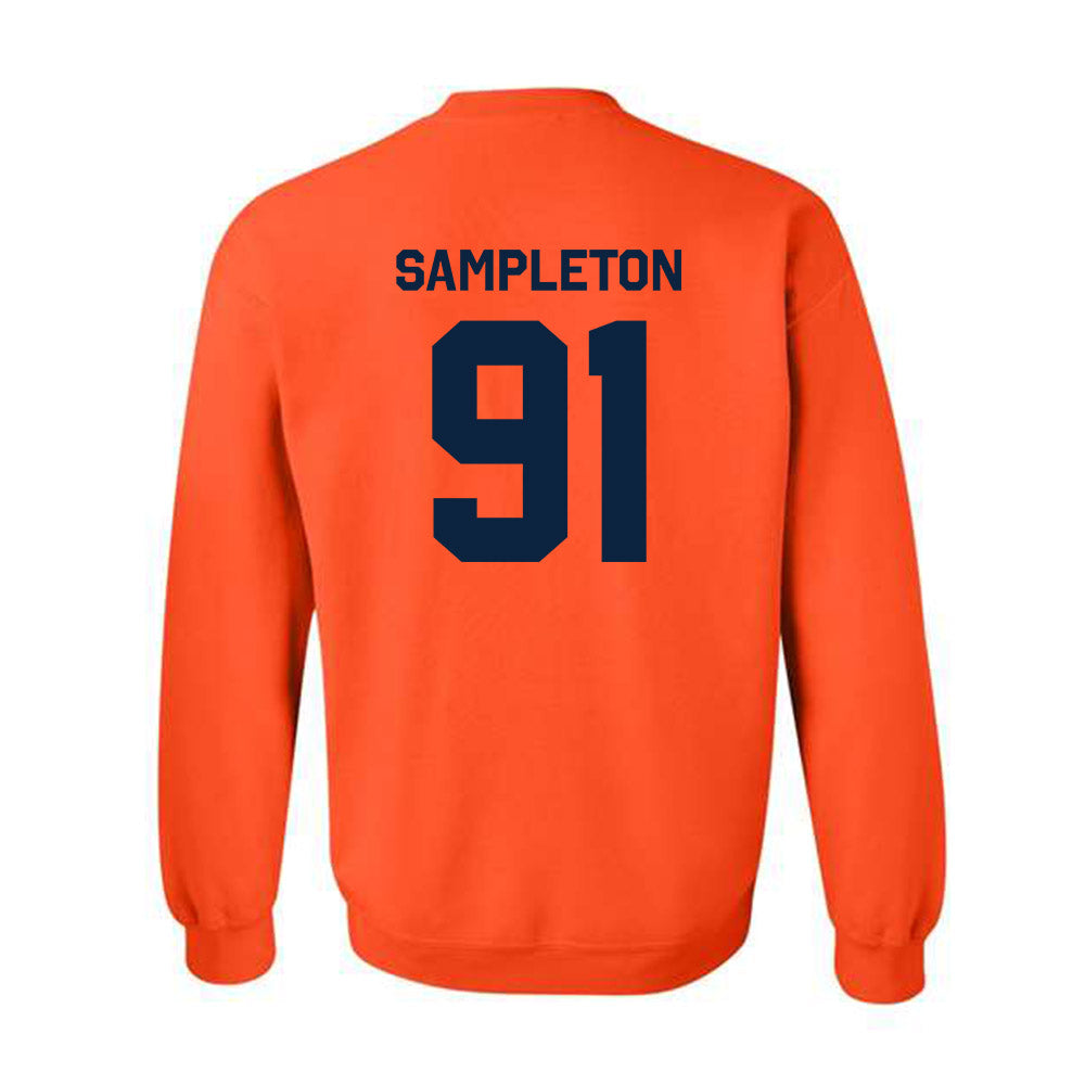 UTSA - NCAA Football : Jusiah Sampleton - Classic Shersey Crewneck Sweatshirt-1