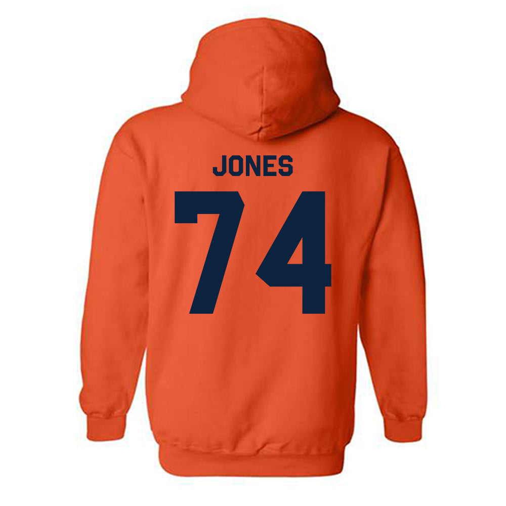 UTSA - NCAA Football : Darrell Jones - Classic Shersey Hooded Sweatshirt-1