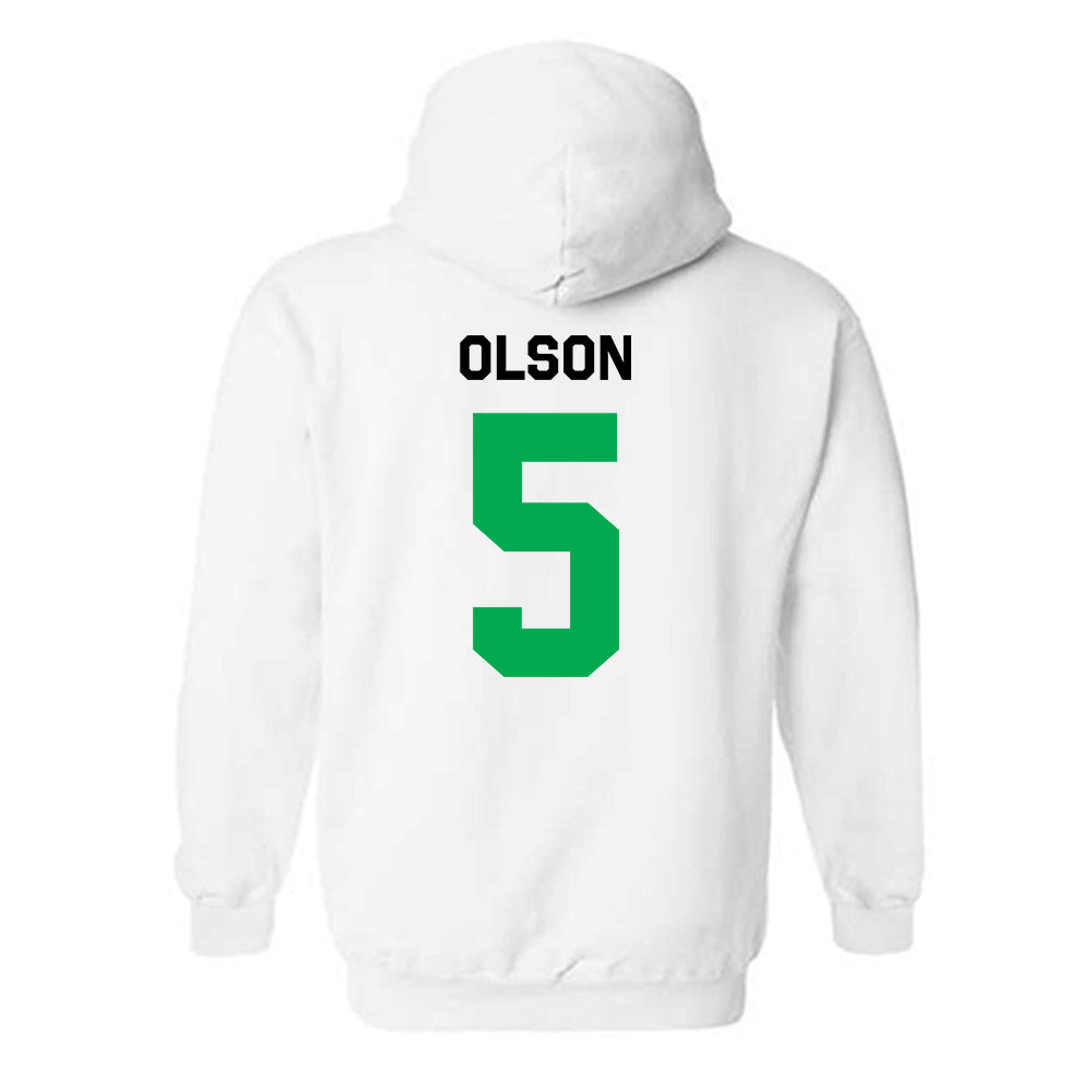 Marshall - NCAA Women's Basketball : Olivia Olson - Classic Shersey Hooded Sweatshirt-1