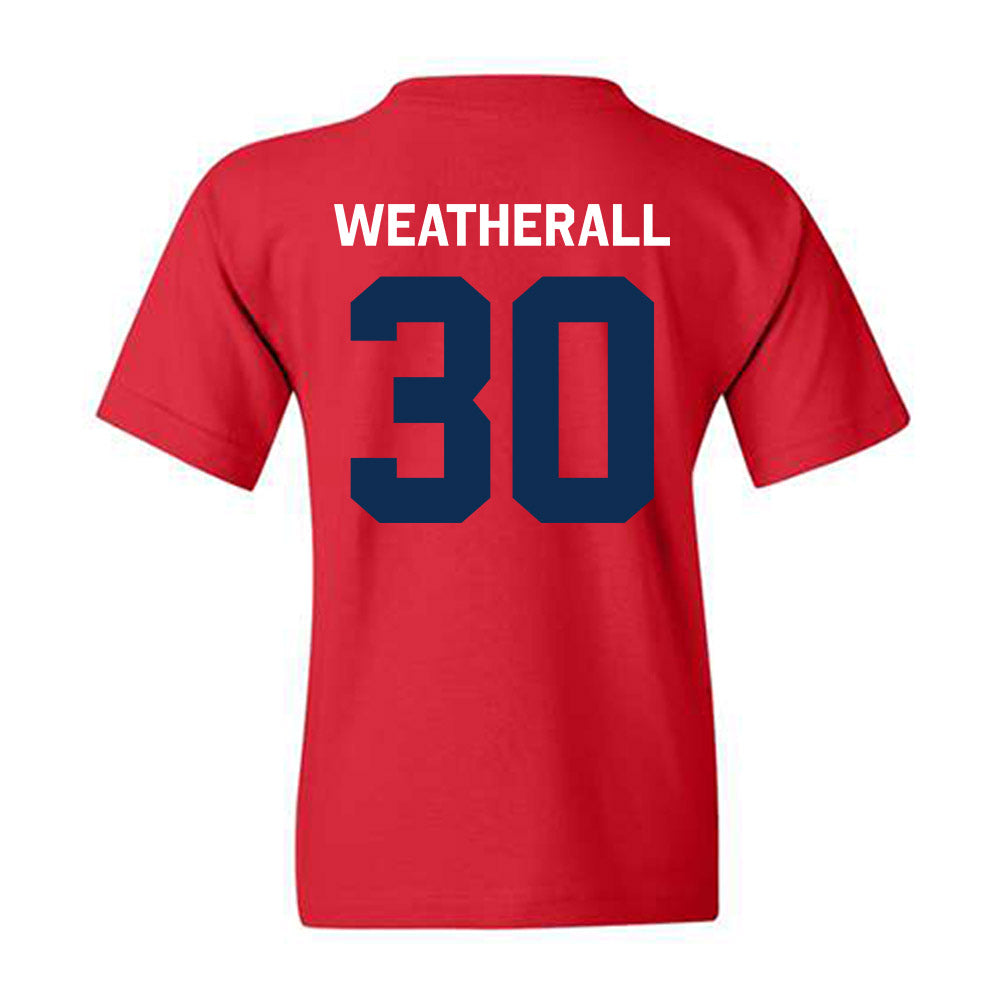 FAU - NCAA Football : Justin Weatherall - Classic Shersey Youth T-Shirt-1