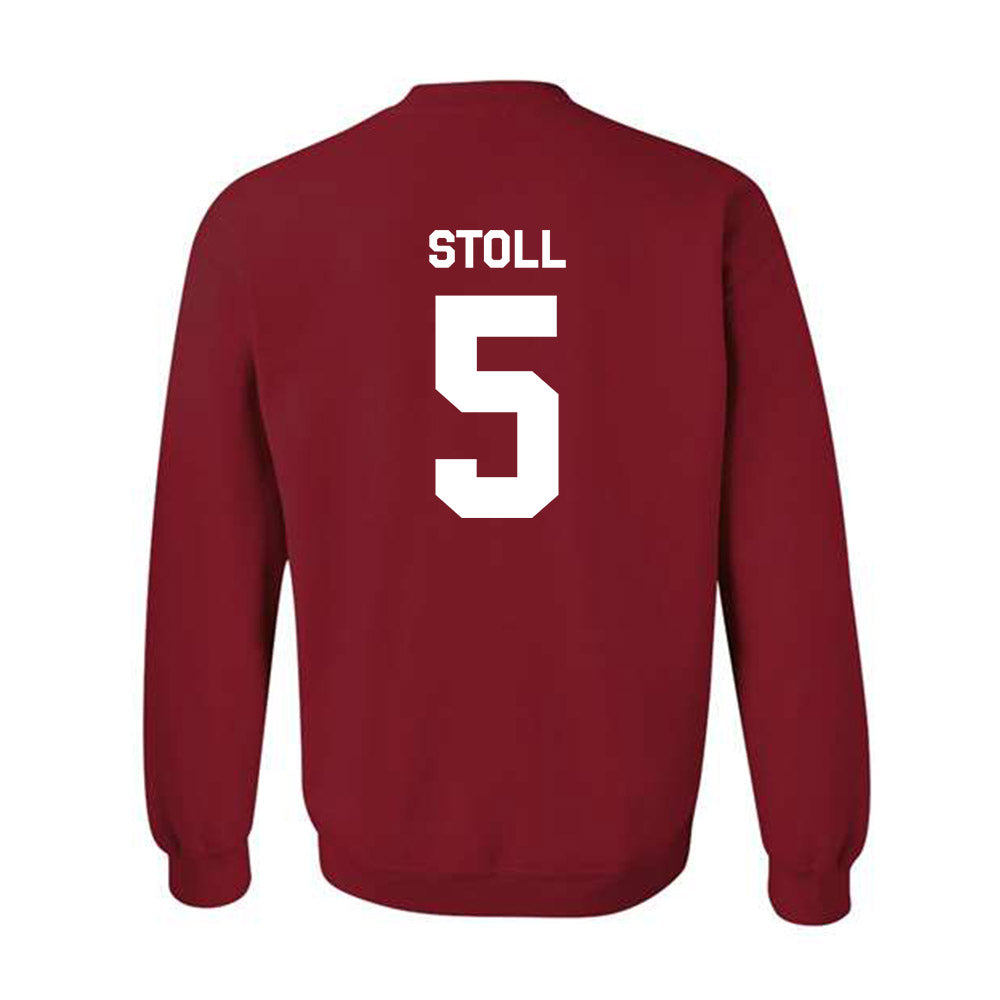 Stanford - NCAA Baseball : Nolan Stoll - Classic Shersey Crewneck Sweatshirt-1