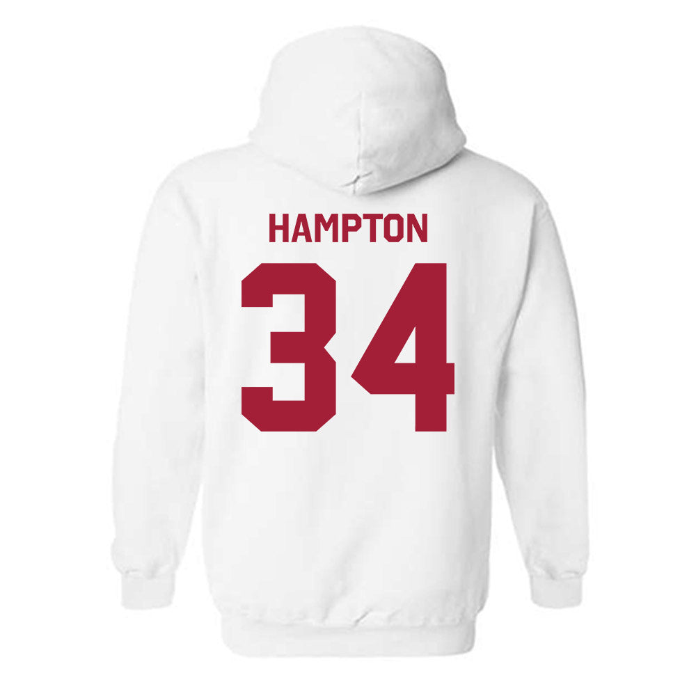 Stanford - NCAA Football : Caleb Hampton - Classic Shersey Hooded Sweatshirt-1