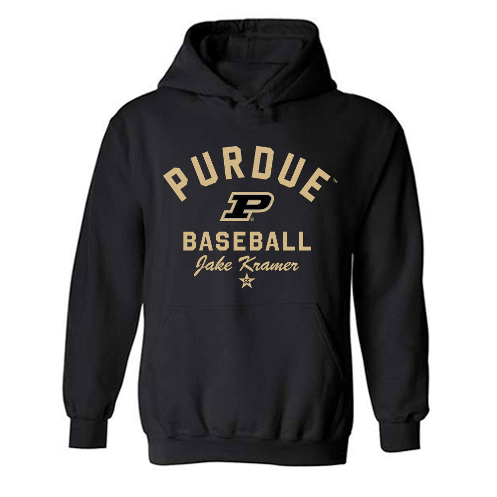 Purdue - NCAA Baseball : Jake Kramer - Classic Shersey Hooded Sweatshirt-0