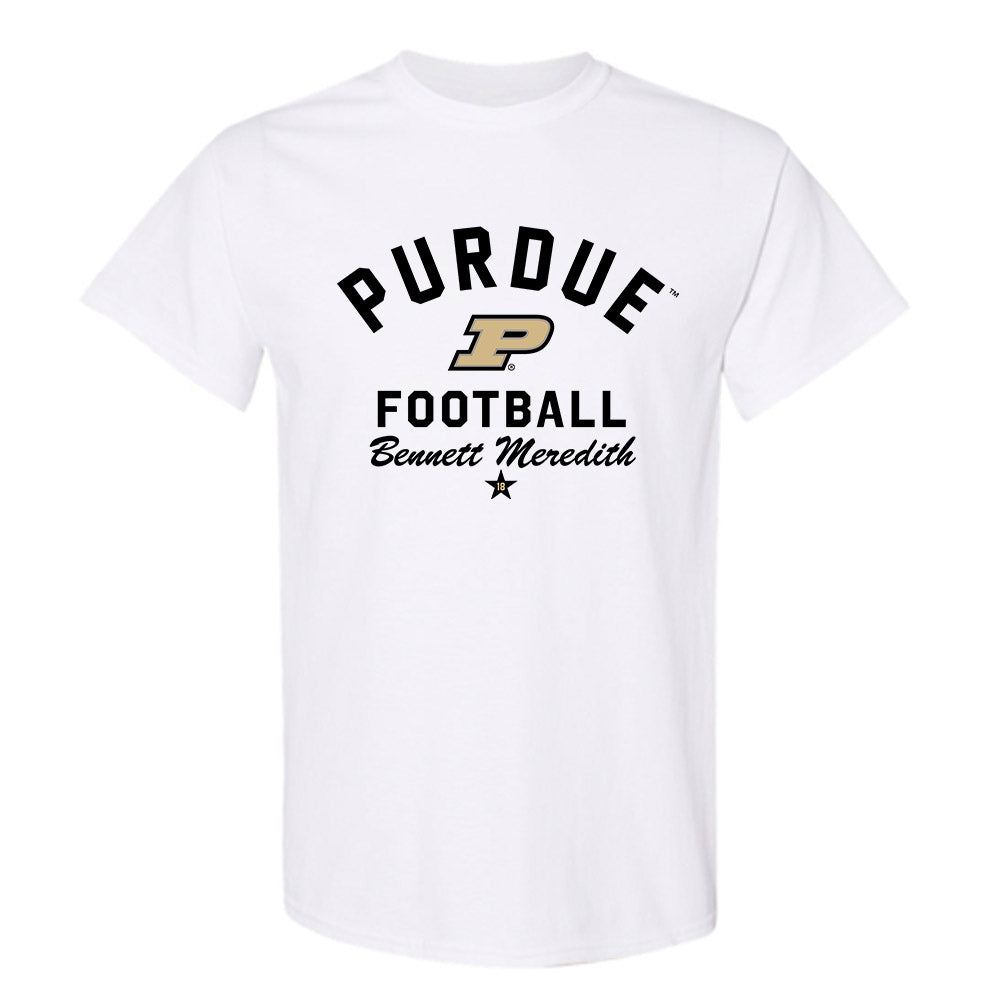Purdue - NCAA Football : Bennett Meredith - Classic Shersey T-Shirt-0