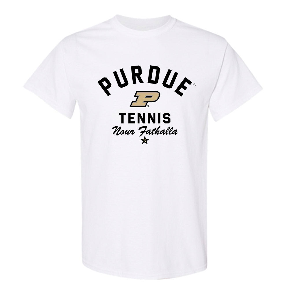 Purdue - NCAA Men's Tennis : Nour Fathalla - Classic Shersey T-Shirt-0