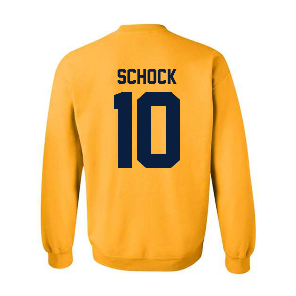 Michigan - NCAA Men's Ice Hockey : Drew Schock - Classic Shersey Crewneck Sweatshirt-1