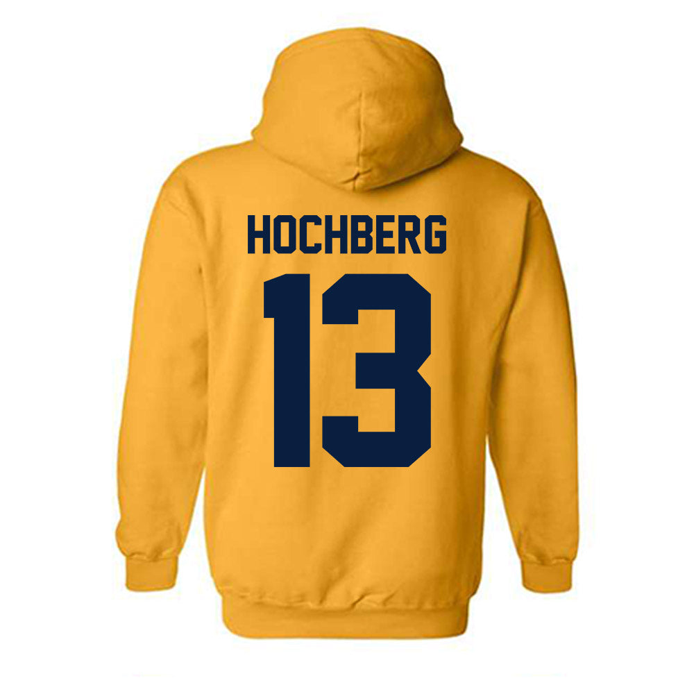 Michigan - NCAA Men's Basketball : Harrison Hochberg - Classic Shersey Hooded Sweatshirt-1