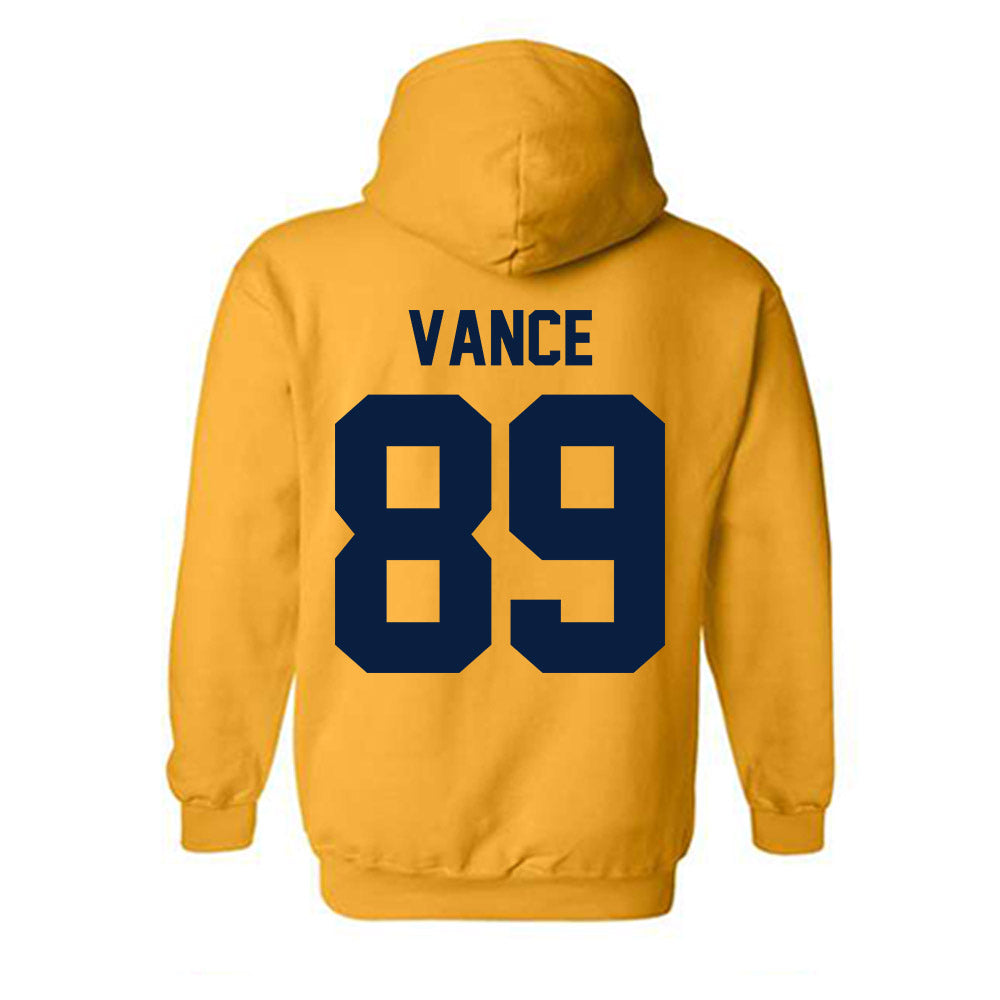 Michigan - NCAA Men's Lacrosse : Mason Vance - Classic Shersey Hooded Sweatshirt-3