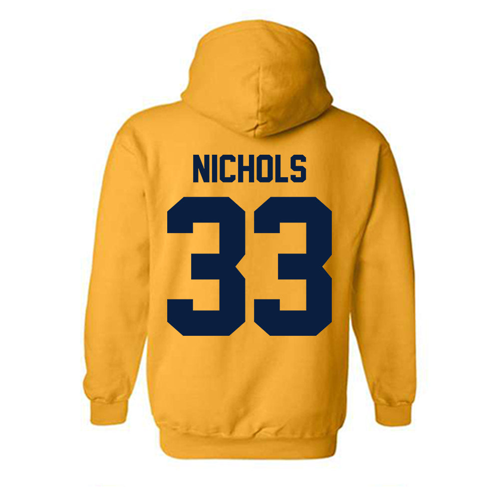 Michigan - NCAA Football : Dominic Nichols - Classic Shersey Hooded Sweatshirt-1