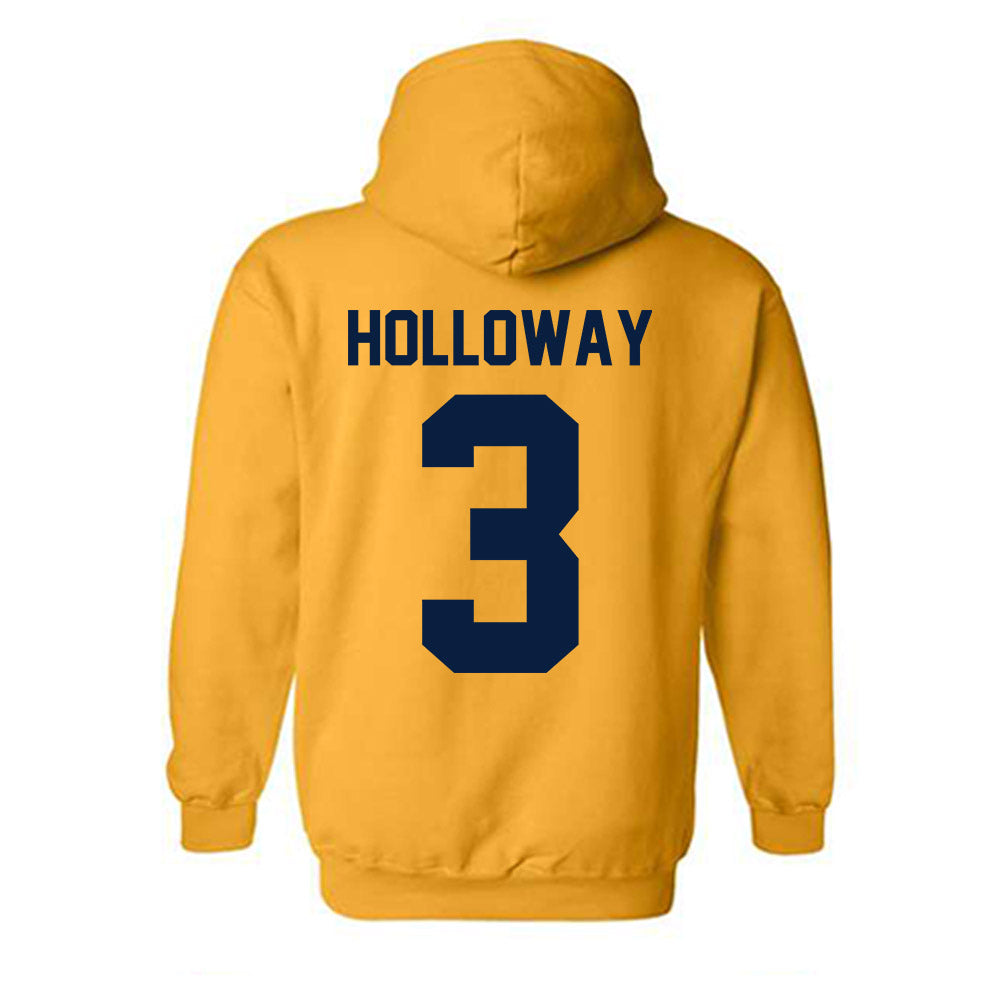 Michigan - NCAA Women's Basketball : Mila Holloway - Classic Shersey Hooded Sweatshirt-1