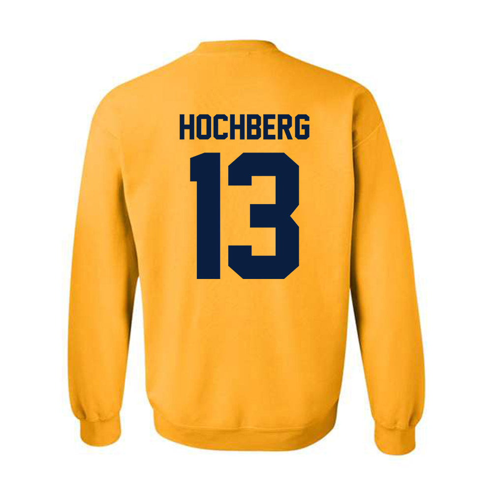 Michigan - NCAA Men's Basketball : Harrison Hochberg - Classic Shersey Crewneck Sweatshirt-1