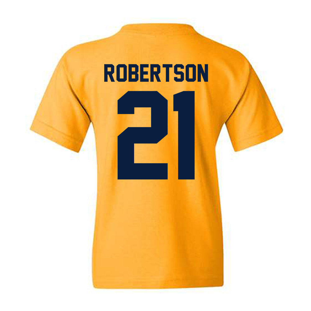 Michigan - NCAA Men's Ice Hockey : Ben Robertson - Classic Shersey Youth T-Shirt-1