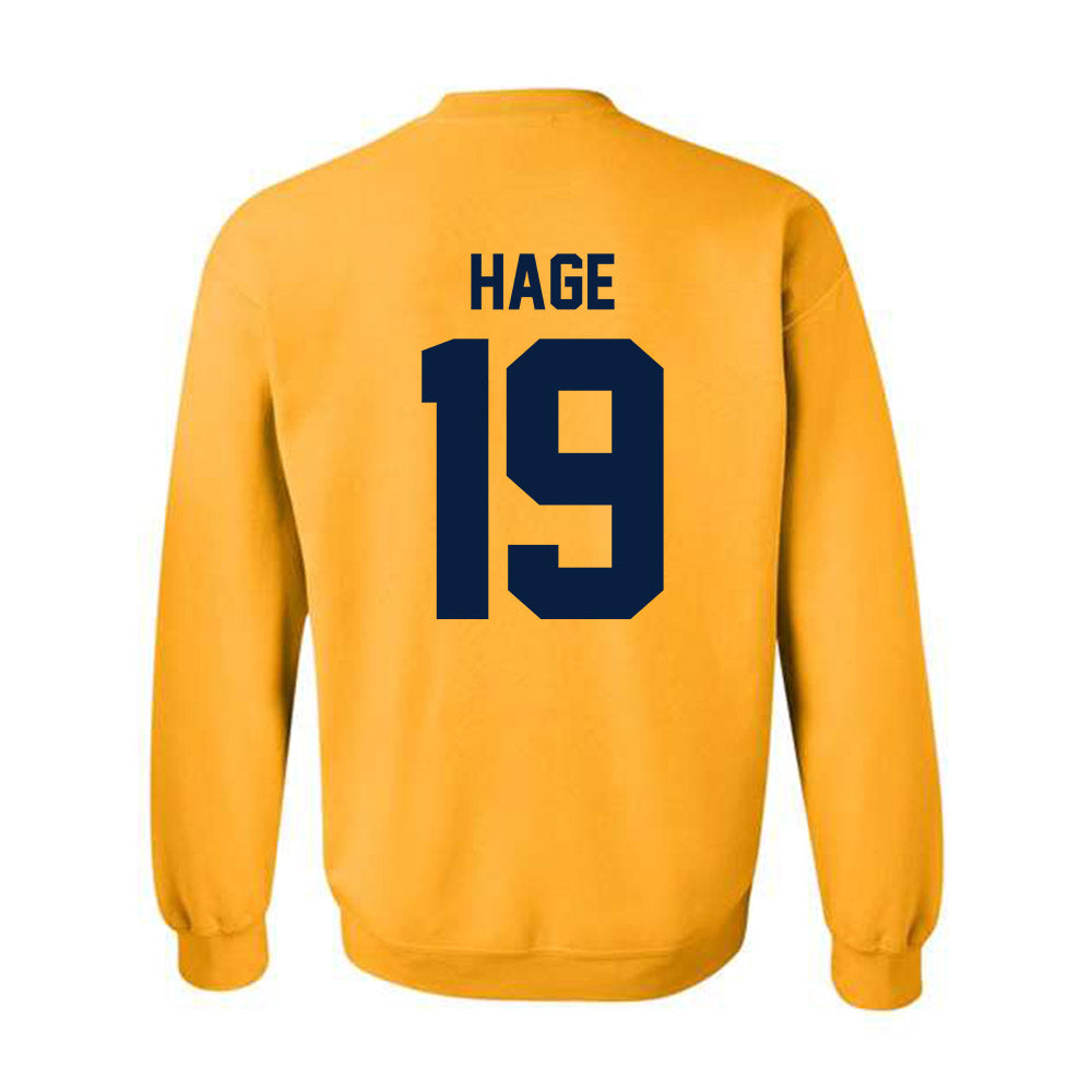 Michigan - NCAA Men's Ice Hockey : Michael Hage - Classic Shersey Crewneck Sweatshirt-1