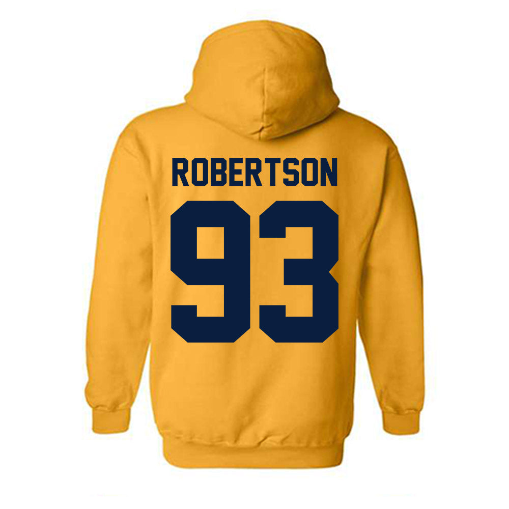 Michigan - NCAA Football : Hunter Robertson - Classic Shersey Hooded Sweatshirt-3