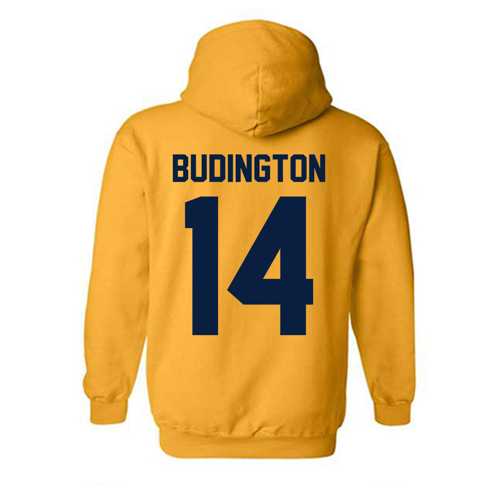 Michigan - NCAA Men's Lacrosse : Joseph Budington - Classic Shersey Hooded Sweatshirt-3