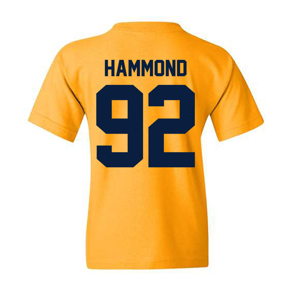 Michigan - NCAA Football : Ted Hammond - Classic Shersey Youth T-Shirt-1