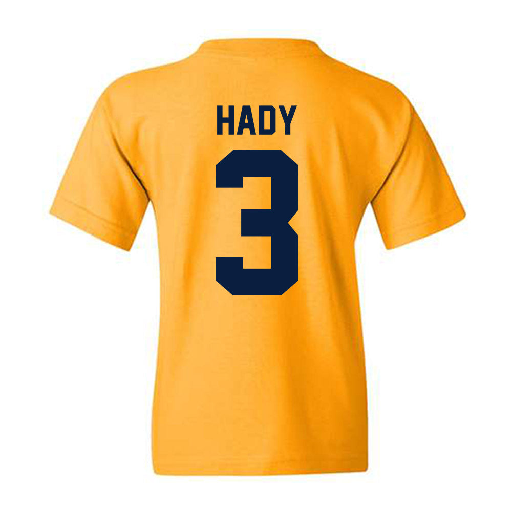 Michigan - NCAA Men's Ice Hockey : Hunter Hady - Classic Shersey Youth T-Shirt-1