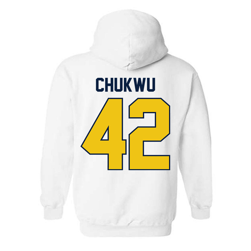 Michigan - NCAA Football : Jeffrey Chukwu - Classic Shersey Hooded Sweatshirt-1
