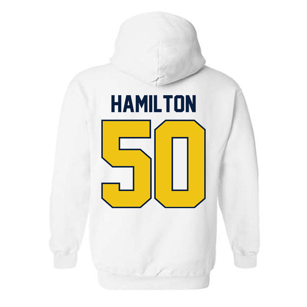 Michigan - NCAA Football : Luke Hamilton - Classic Shersey Hooded Sweatshirt-1