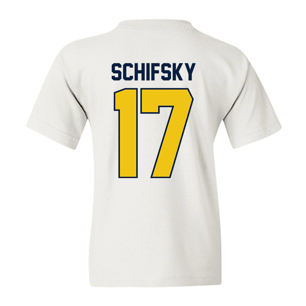 Michigan - NCAA Men's Ice Hockey : Garrett Schifsky - Classic Shersey Youth T-Shirt-1
