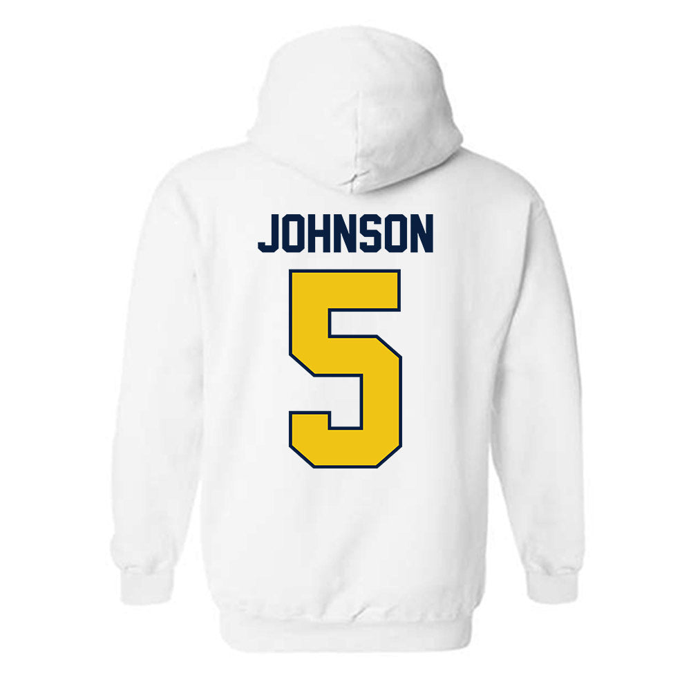 Michigan - NCAA Women's Volleyball : Lydia Johnson - Classic Shersey Hooded Sweatshirt-1