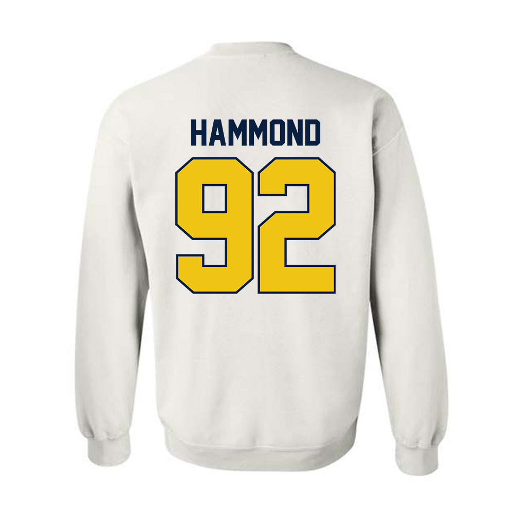 Michigan - NCAA Football : Ted Hammond - Classic Shersey Crewneck Sweatshirt-1