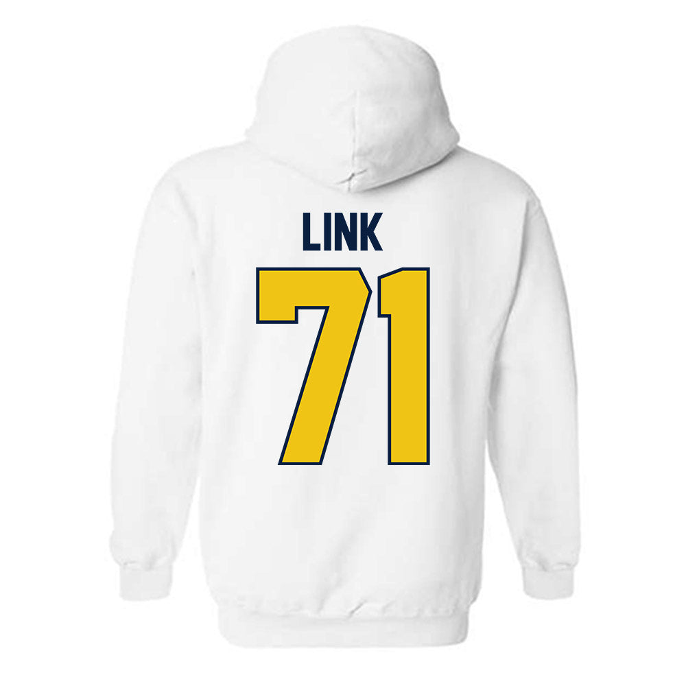 Michigan - NCAA Football : Evan Link - Classic Shersey Hooded Sweatshirt-1
