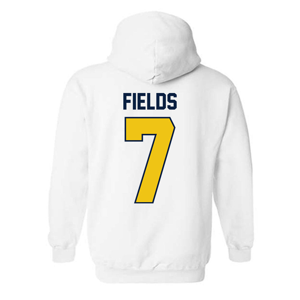 Michigan - NCAA Women's Basketball : Jessica Fields - Classic Shersey Hooded Sweatshirt-1