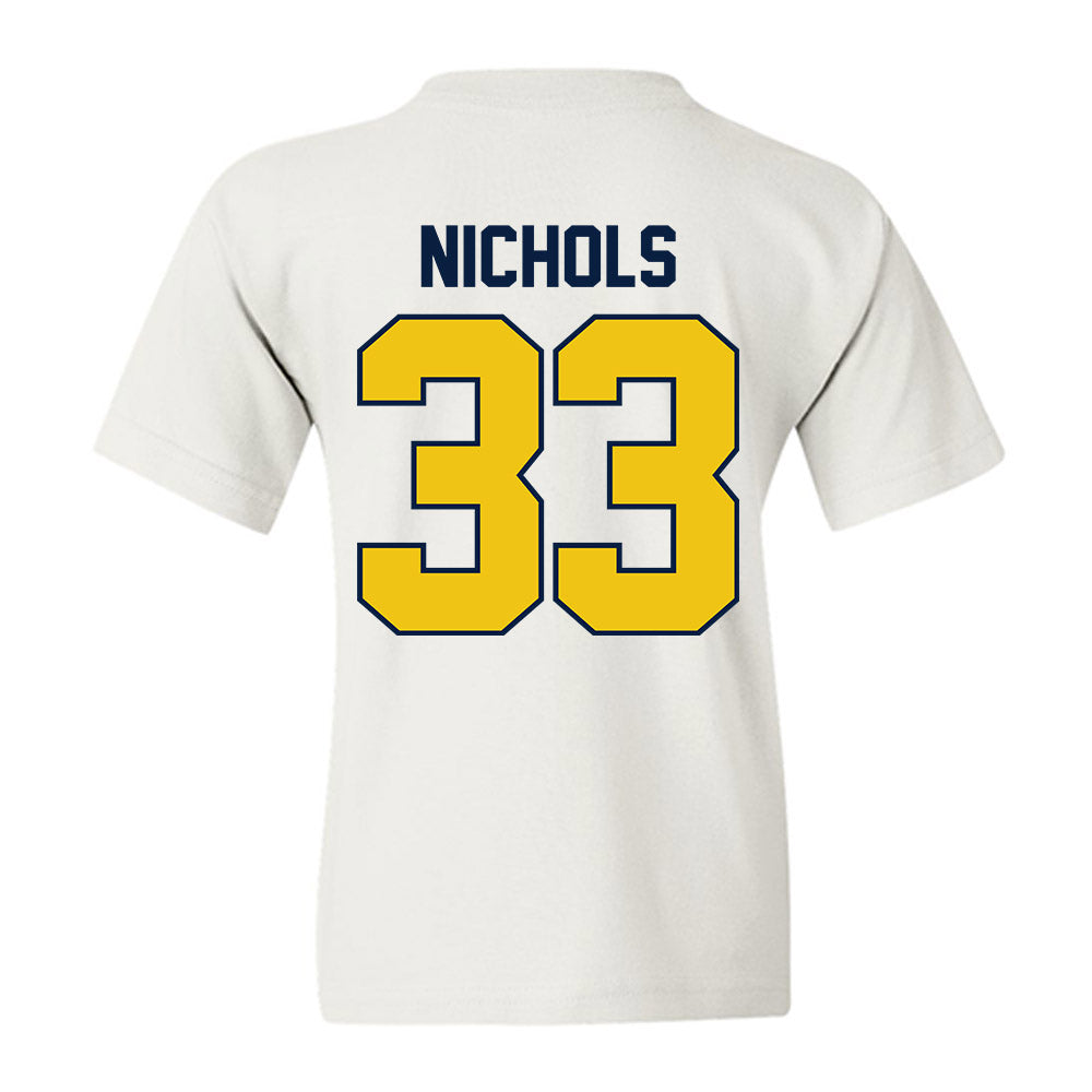 Michigan - NCAA Football : Dominic Nichols - Classic Shersey Youth T-Shirt-1