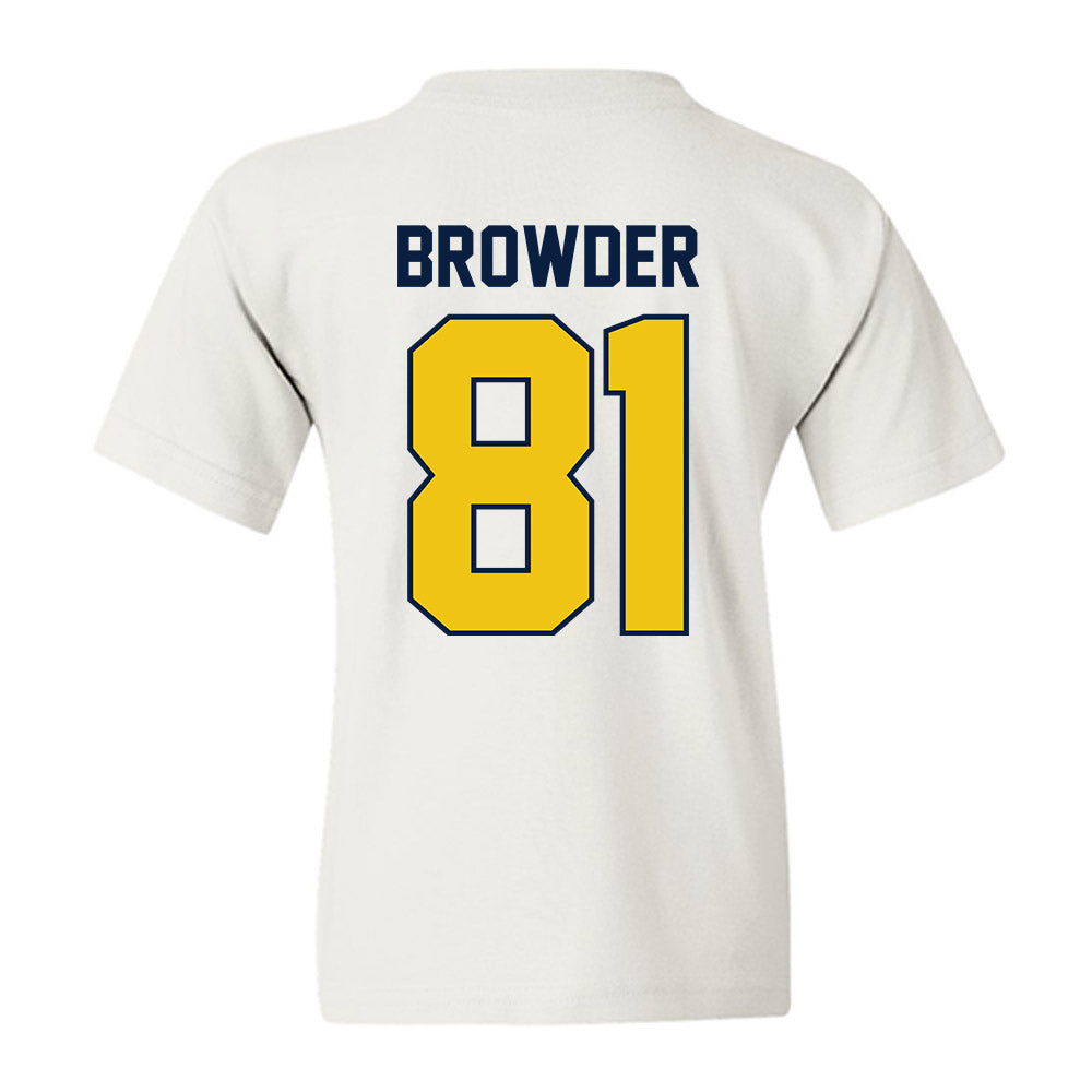 Michigan - NCAA Football : Jamar Browder - Classic Shersey Youth T-Shirt-1