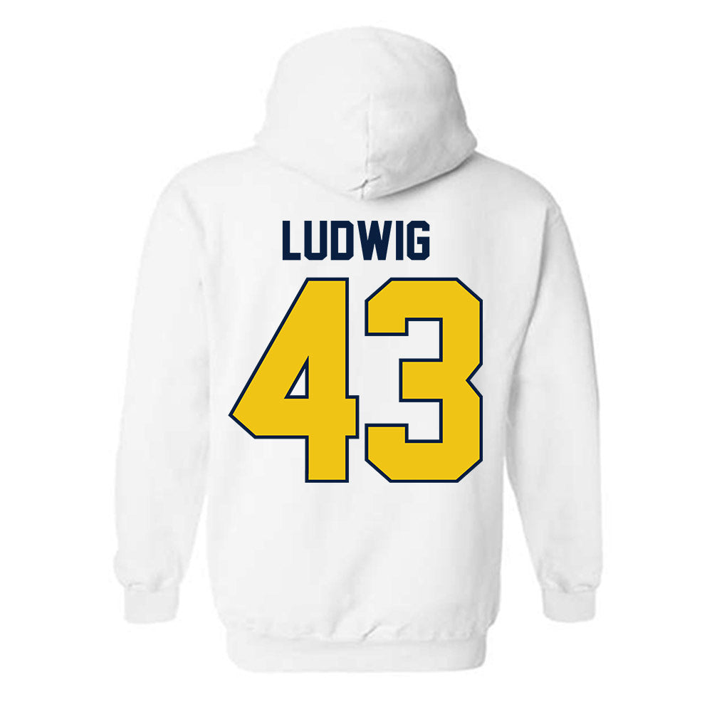 Michigan - NCAA Football : Zach Ludwig - Classic Shersey Hooded Sweatshirt-1