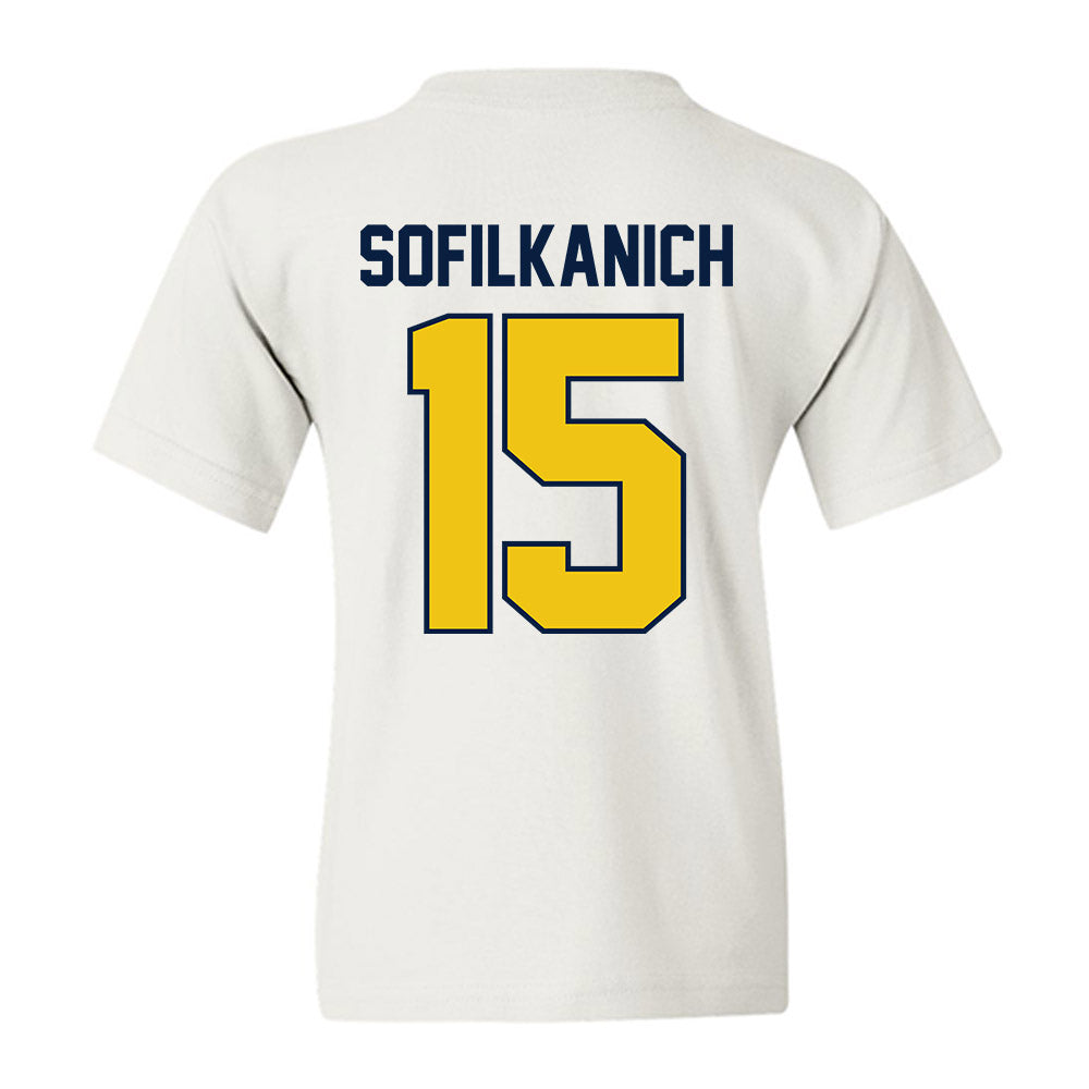 Michigan - NCAA Women's Basketball : Ashley Sofilkanich - Classic Shersey Youth T-Shirt-1