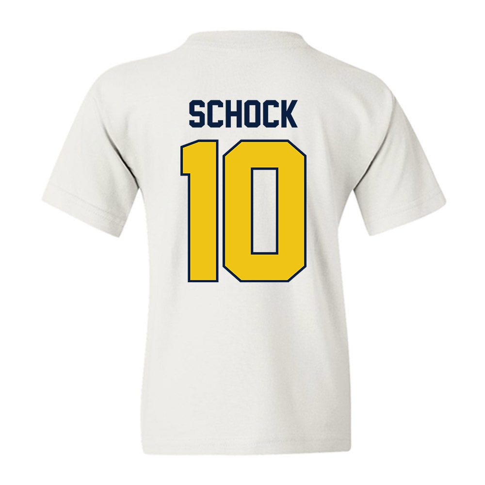 Michigan - NCAA Men's Ice Hockey : Drew Schock - Classic Shersey Youth T-Shirt-1