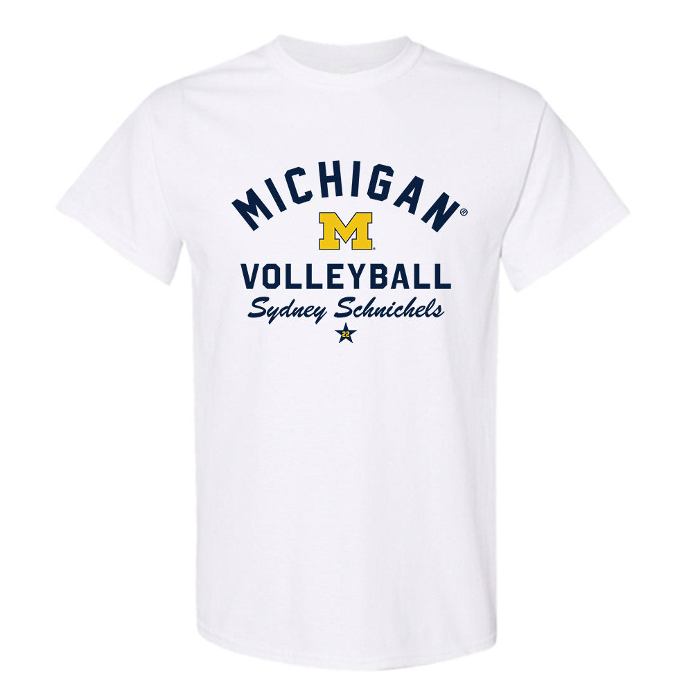 Michigan - NCAA Women's Volleyball : Sydney Schnichels - Classic Shersey T-Shirt-0