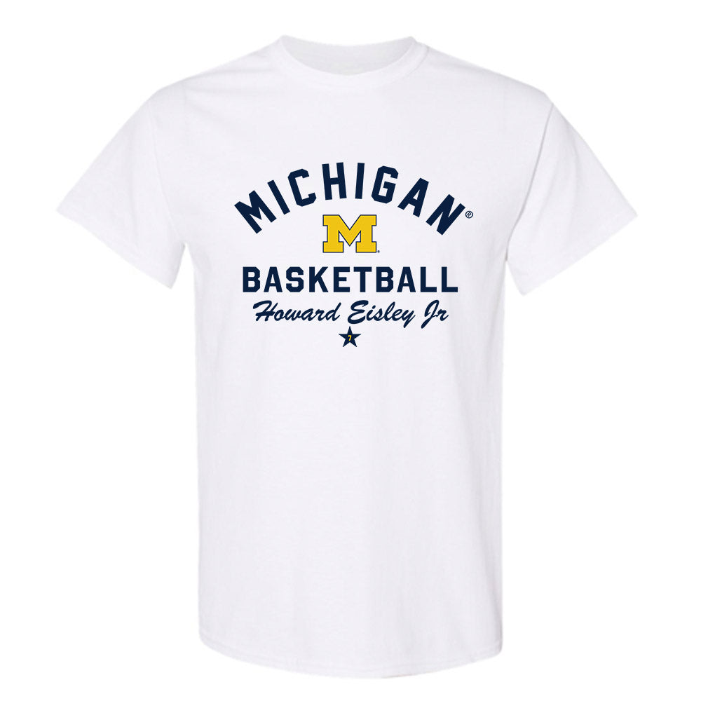 Michigan - NCAA Men's Basketball : Howard Eisley Jr - Classic Shersey T-Shirt-0