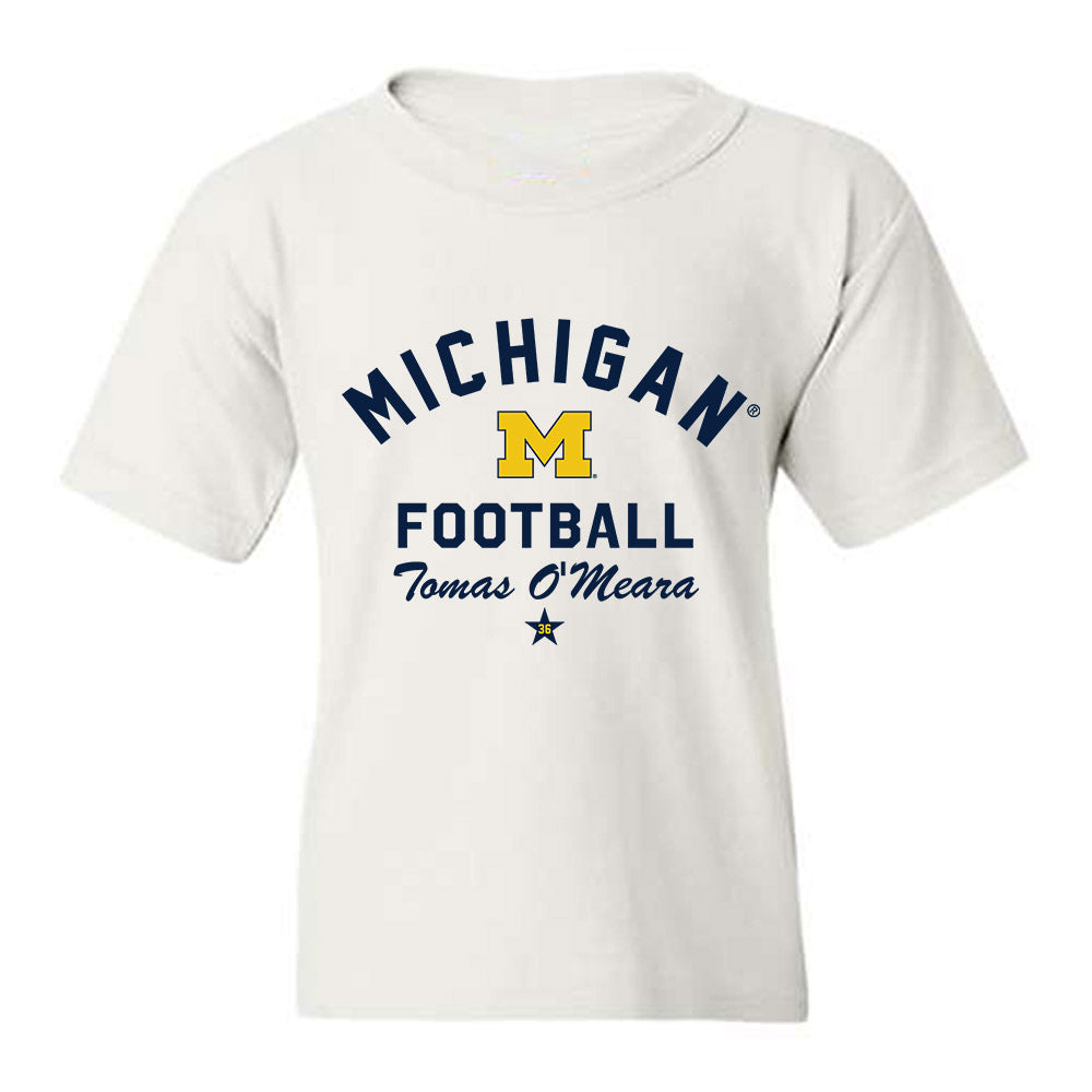 Michigan - NCAA Football : Tomas O'Meara - Classic Shersey Youth T-Shirt-0