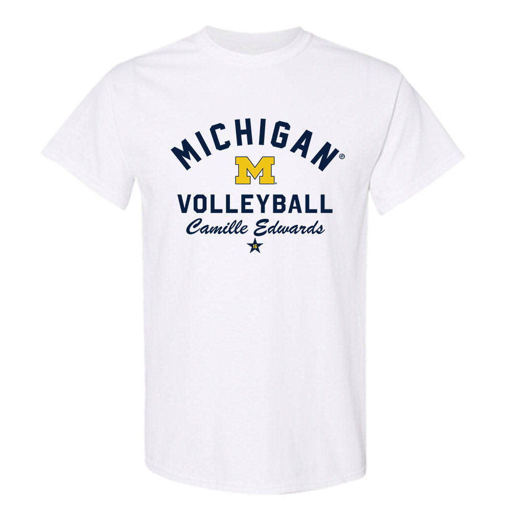 Michigan - NCAA Women's Volleyball : Camille Edwards - Classic Shersey T-Shirt-0