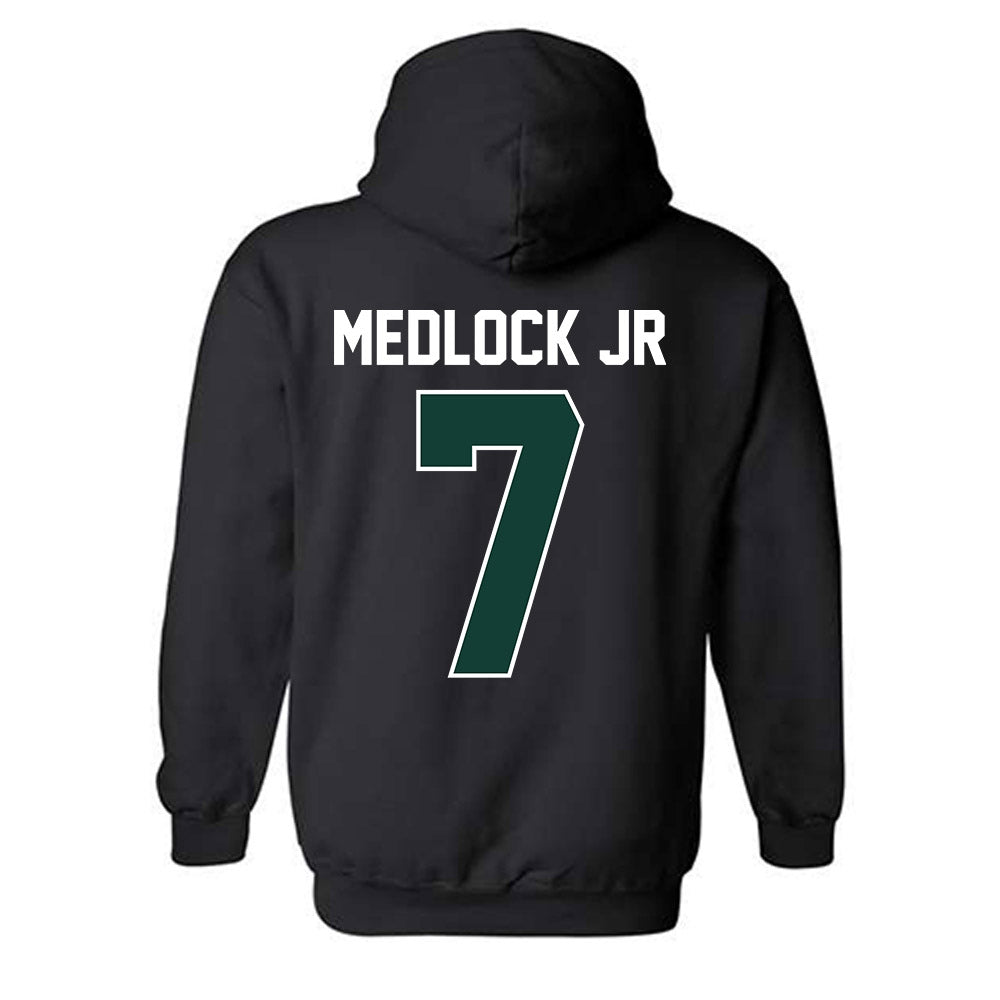 Michigan State - NCAA Men's Basketball : Carlos Medlock jr - Classic Shersey Hooded Sweatshirt-7