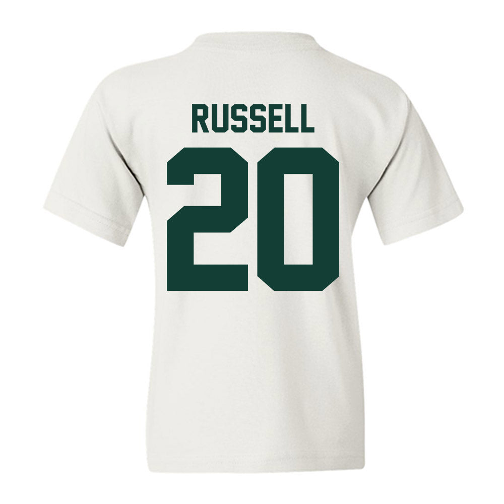 Michigan State - NCAA Men's Ice Hockey : Daniel Russell - Classic Shersey Youth T-Shirt-1