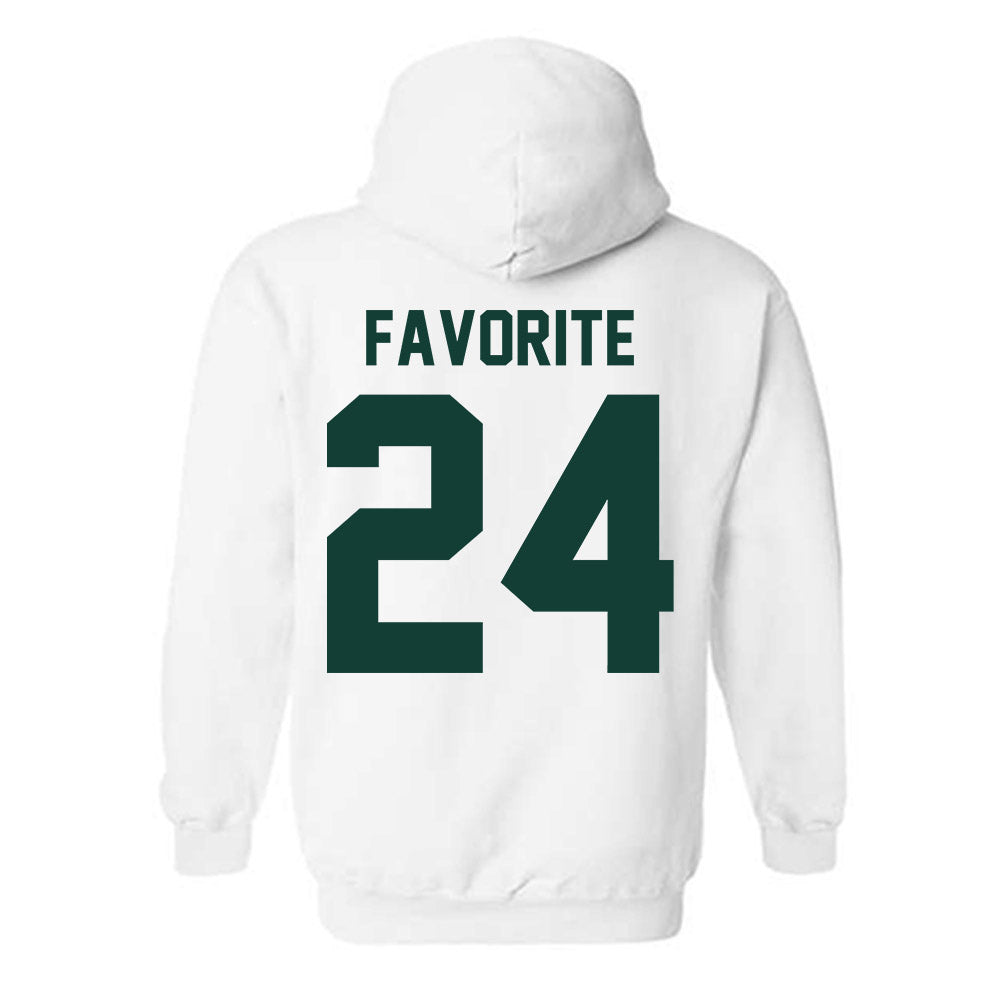 Michigan State - NCAA Football : Jeremiah Favorite - Classic Shersey Hooded Sweatshirt-1