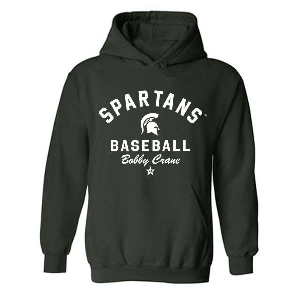 Michigan State - NCAA Baseball : Bobby Crane - Classic Shersey Hooded Sweatshirt-0