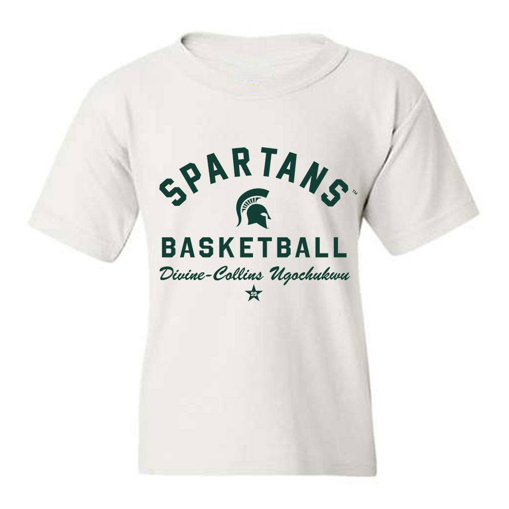 Michigan State - NCAA Men's Basketball : Divine-Collins Ugochukwu - Classic Shersey Youth T-Shirt-0